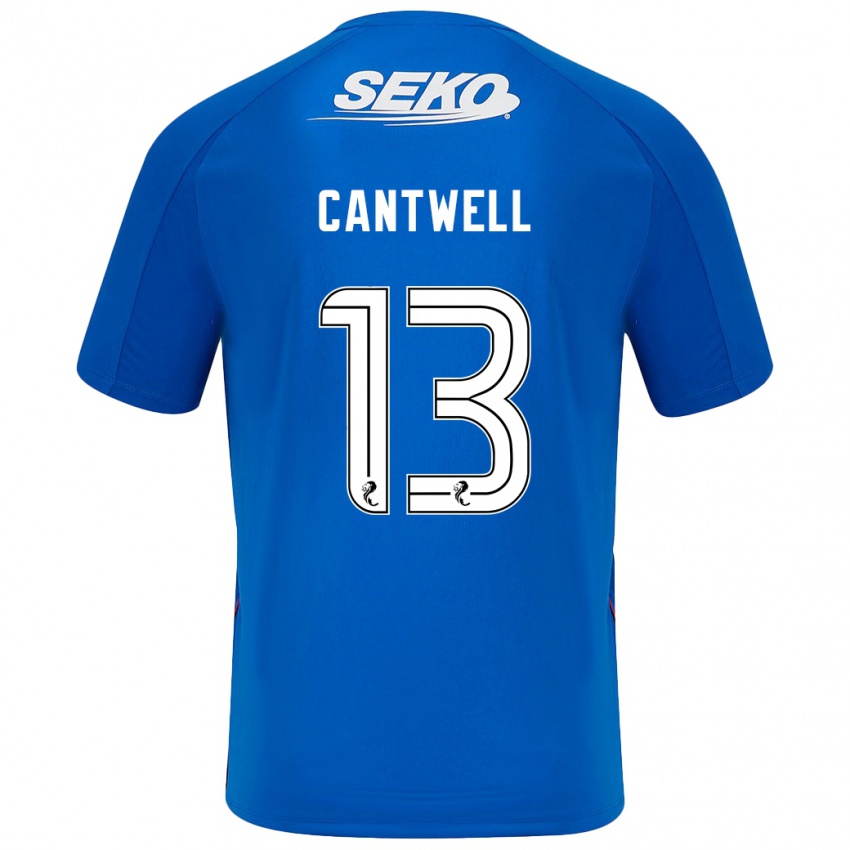 Børn Todd Cantwell #13 Mørkeblå Hjemmebane Spillertrøjer 2024/25 Trøje T-Shirt