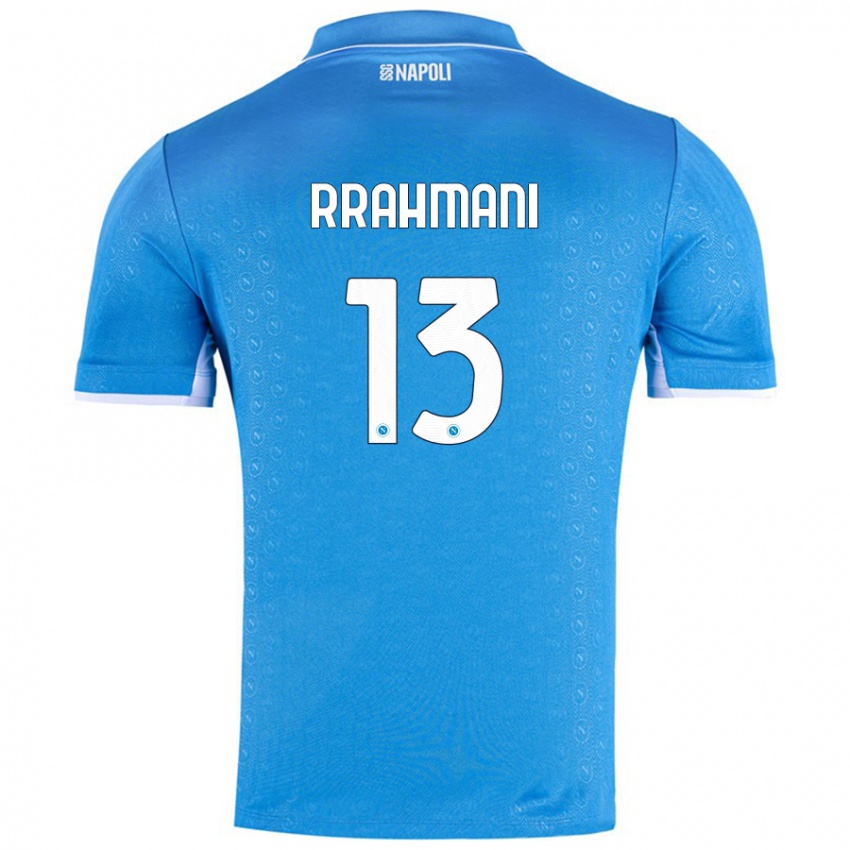 Børn Amir Rrahmani #13 Himmelblå Hjemmebane Spillertrøjer 2024/25 Trøje T-Shirt