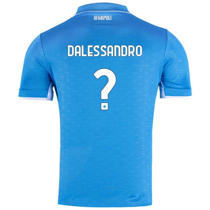 Børn Nicola Dalessandro #0 Himmelblå Hjemmebane Spillertrøjer 2024/25 Trøje T-Shirt