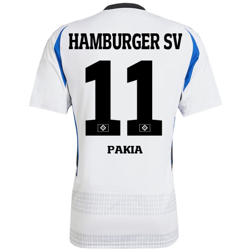 Børn Ware Pakia #11 Hvid Blå Hjemmebane Spillertrøjer 2024/25 Trøje T-Shirt