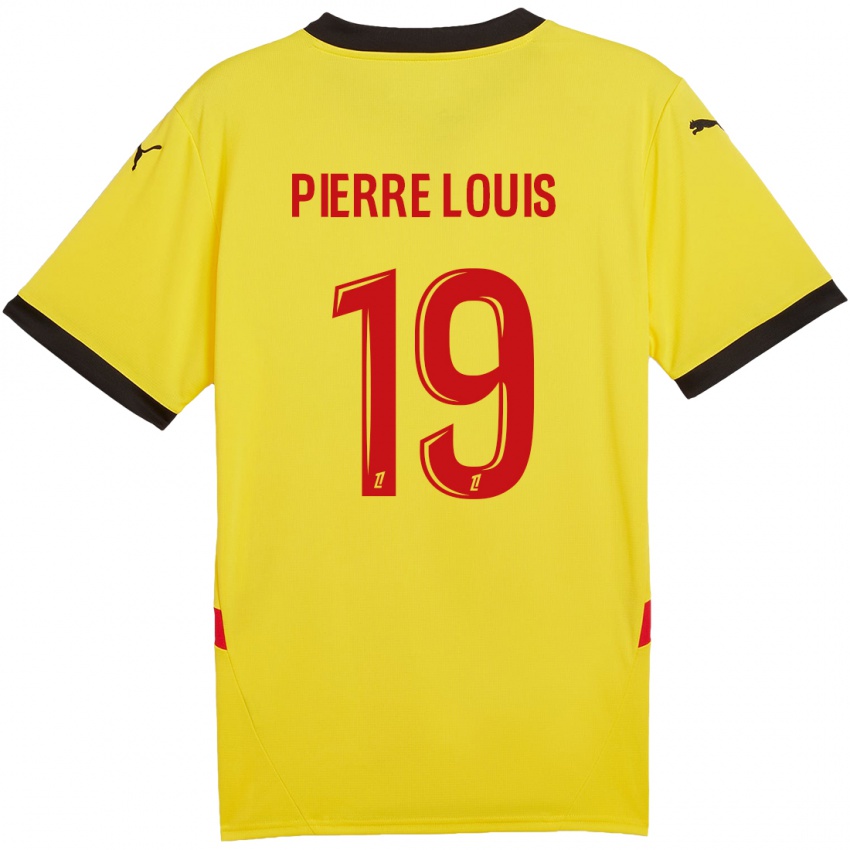 Børn Dayana Pierre-Louis #19 Gul Rød Hjemmebane Spillertrøjer 2024/25 Trøje T-Shirt