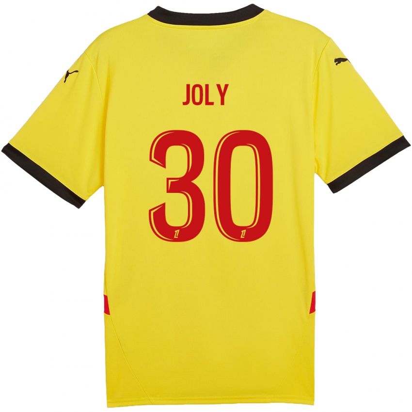 Børn Blandine Joly #30 Gul Rød Hjemmebane Spillertrøjer 2024/25 Trøje T-Shirt