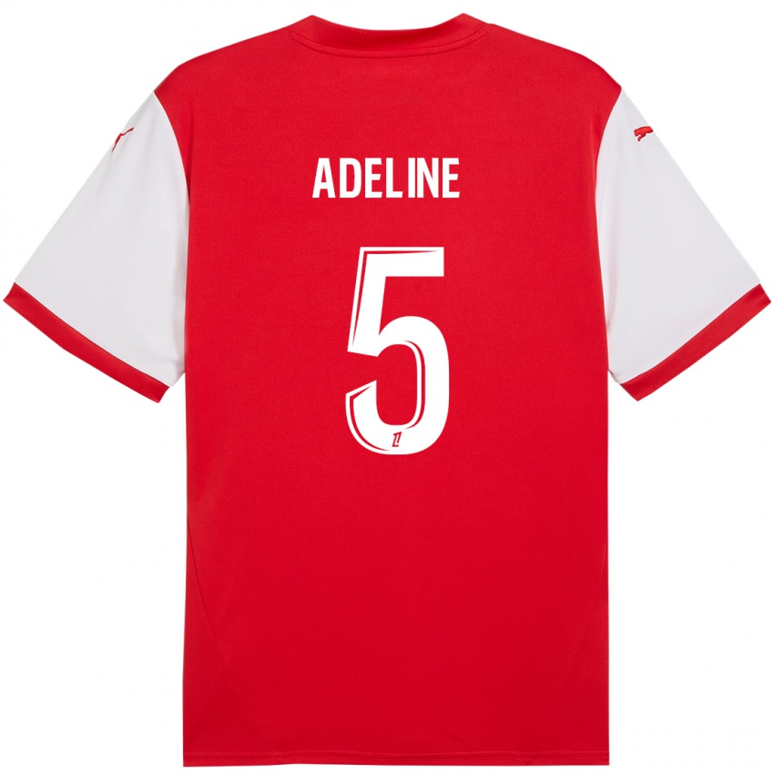 Børn Martin Adeline #5 Rød Hvid Hjemmebane Spillertrøjer 2024/25 Trøje T-Shirt