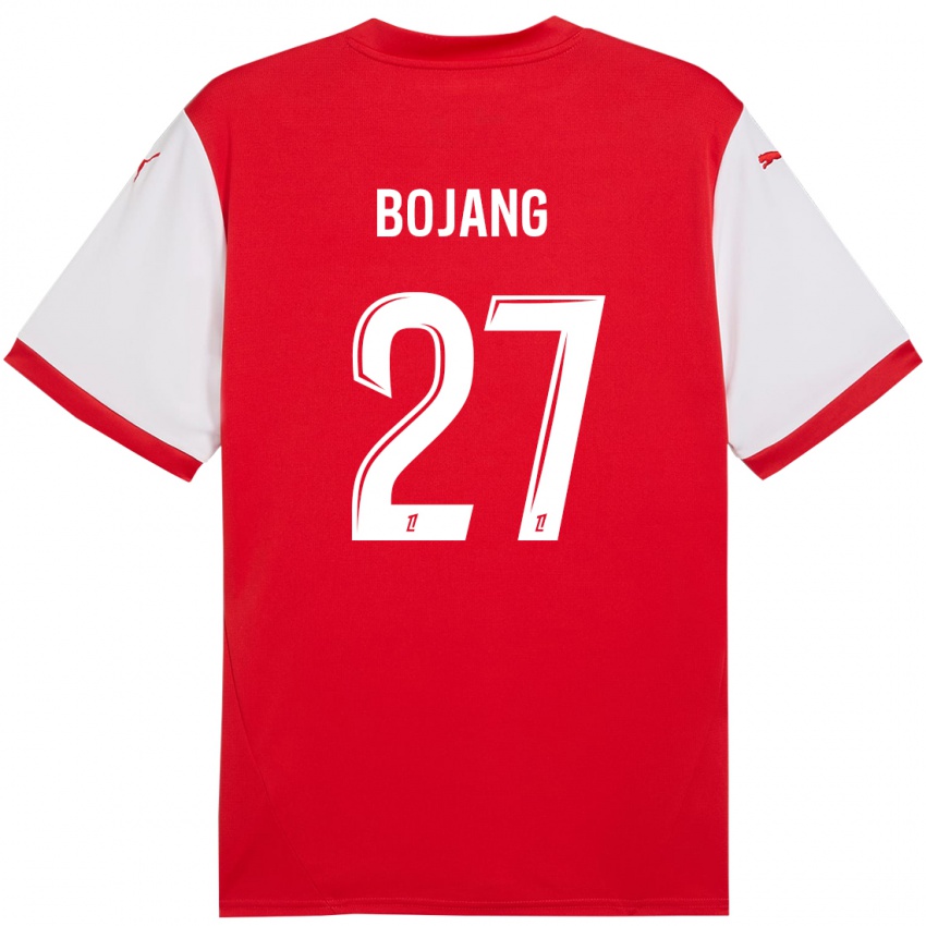 Børn Adama Bojang #27 Rød Hvid Hjemmebane Spillertrøjer 2024/25 Trøje T-Shirt