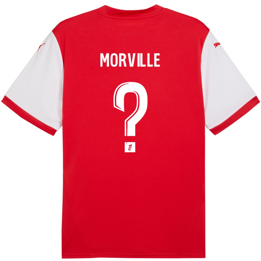 Børn Matisse Morville #0 Rød Hvid Hjemmebane Spillertrøjer 2024/25 Trøje T-Shirt