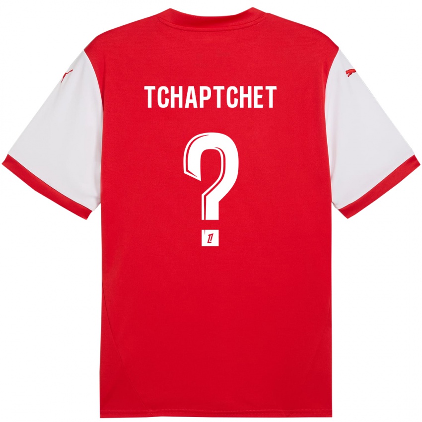 Børn Arthur Tchaptchet #0 Rød Hvid Hjemmebane Spillertrøjer 2024/25 Trøje T-Shirt