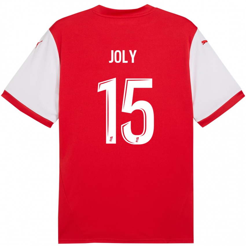 Børn Lou-Ann Joly #15 Rød Hvid Hjemmebane Spillertrøjer 2024/25 Trøje T-Shirt