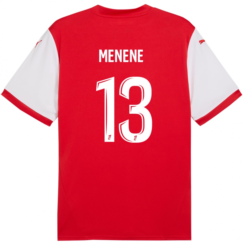 Børn Meyong Menene #13 Rød Hvid Hjemmebane Spillertrøjer 2024/25 Trøje T-Shirt