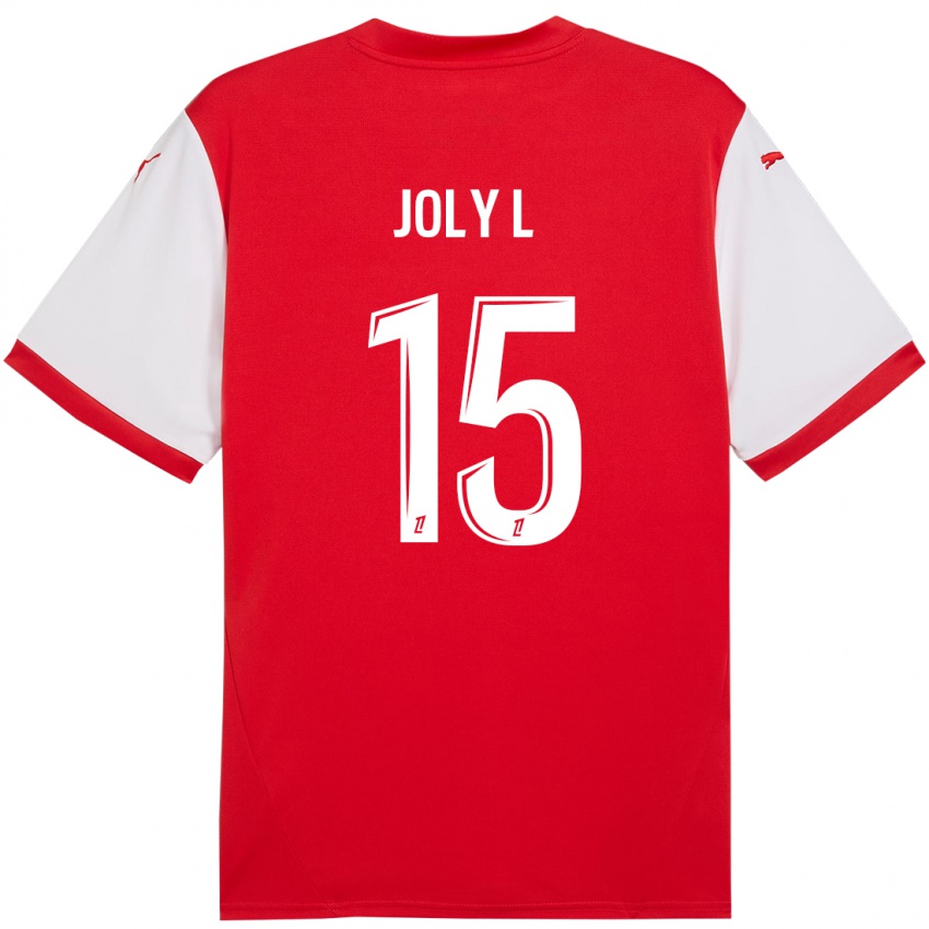 Børn Lou Ann Joly #15 Rød Hvid Hjemmebane Spillertrøjer 2024/25 Trøje T-Shirt