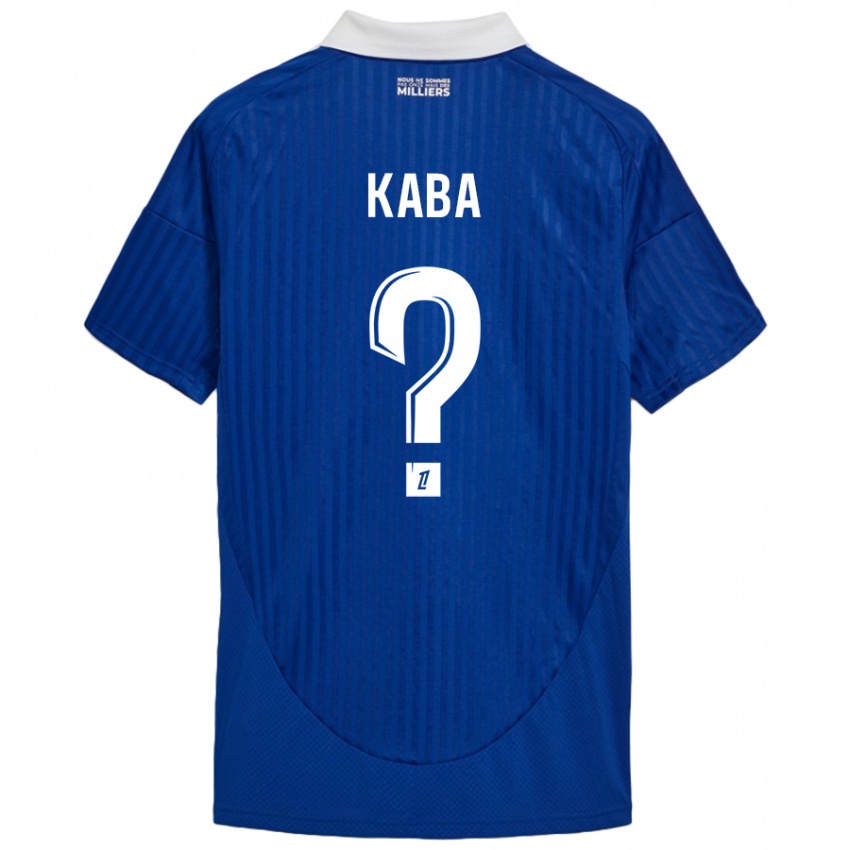 Børn Kanfory Kaba #0 Blå Hvid Hjemmebane Spillertrøjer 2024/25 Trøje T-Shirt