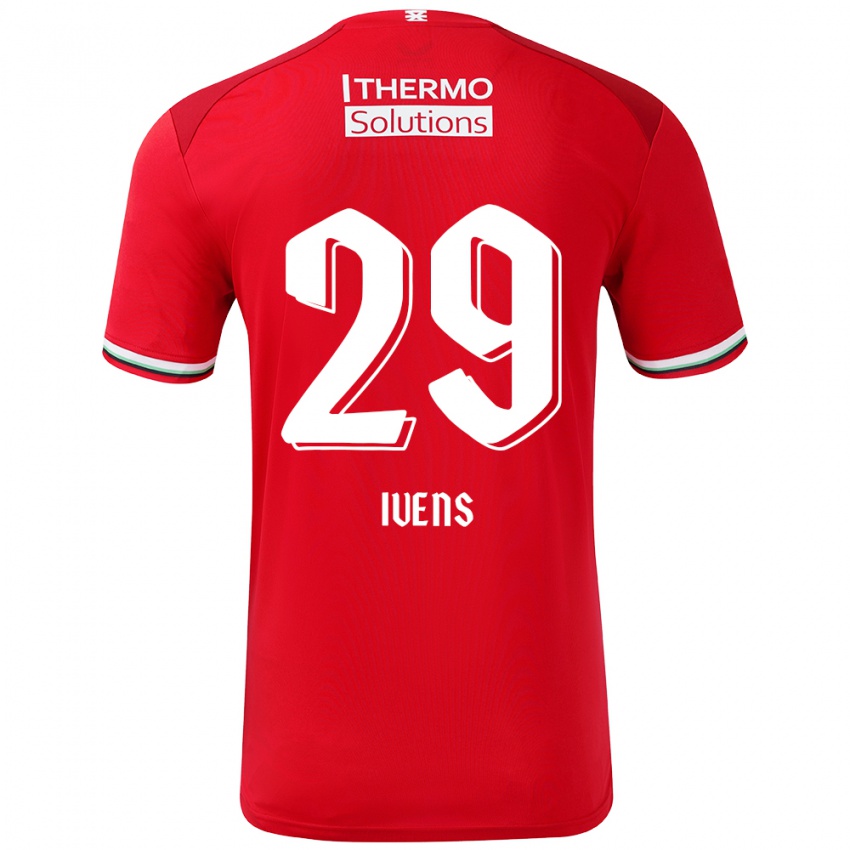 Børn Rose Ivens #29 Rød Hvid Hjemmebane Spillertrøjer 2024/25 Trøje T-Shirt