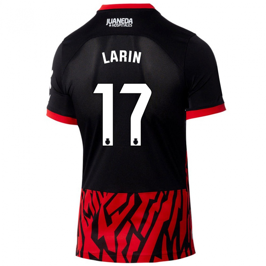 Børn Cyle Larin #17 Sort Rød Hjemmebane Spillertrøjer 2024/25 Trøje T-Shirt