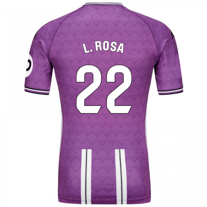 Børn Lucas Rosa #22 Lilla Hvid Hjemmebane Spillertrøjer 2024/25 Trøje T-Shirt