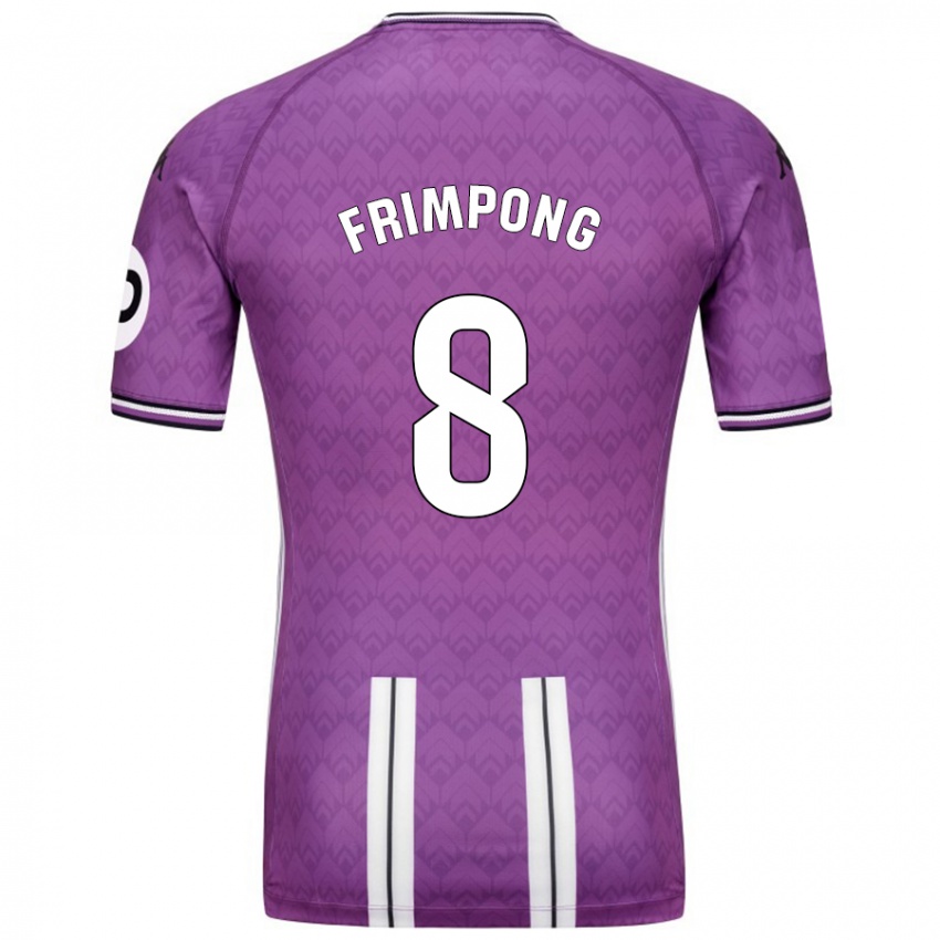 Børn Eugene Frimpong #8 Lilla Hvid Hjemmebane Spillertrøjer 2024/25 Trøje T-Shirt