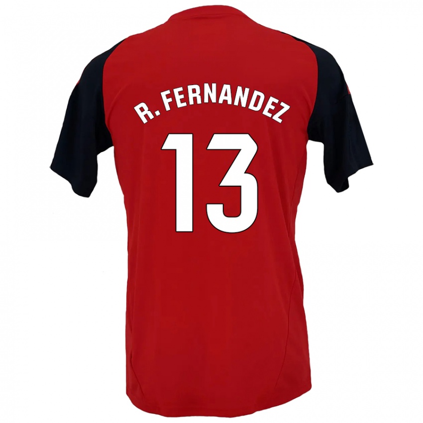 Børn Raúl Fernández #13 Rød Sort Hjemmebane Spillertrøjer 2024/25 Trøje T-Shirt