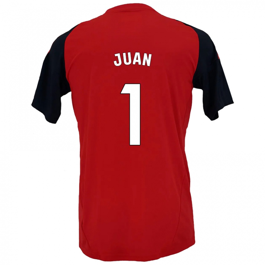 Børn Ramón Juan #1 Rød Sort Hjemmebane Spillertrøjer 2024/25 Trøje T-Shirt