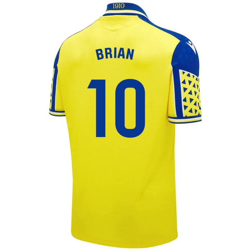 Børn Brian Ocampo #10 Gul Blå Hjemmebane Spillertrøjer 2024/25 Trøje T-Shirt