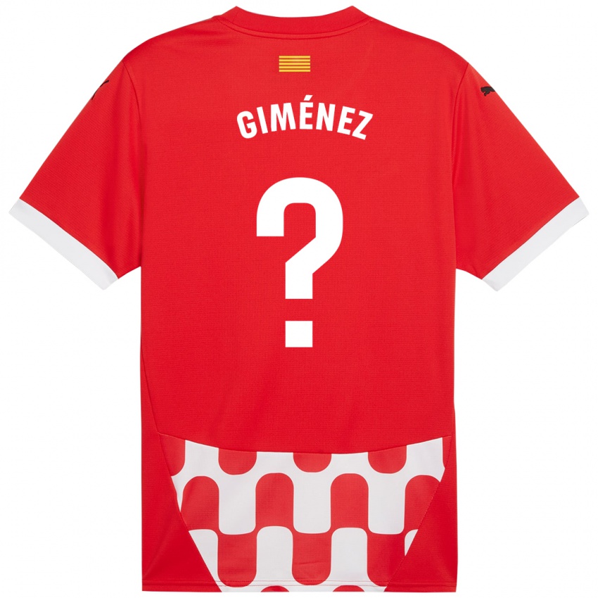 Børn Félix Giménez #0 Rød Hvid Hjemmebane Spillertrøjer 2024/25 Trøje T-Shirt