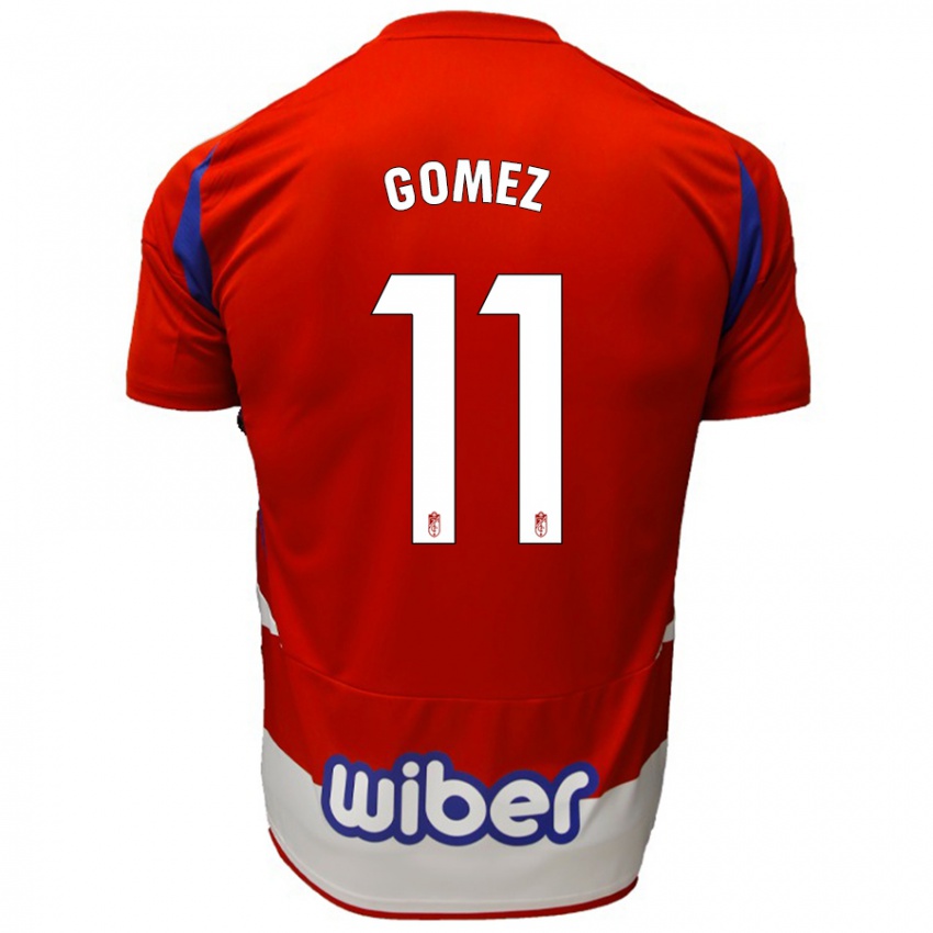 Børn Andrea Gómez #11 Rød Hvid Blå Hjemmebane Spillertrøjer 2024/25 Trøje T-Shirt