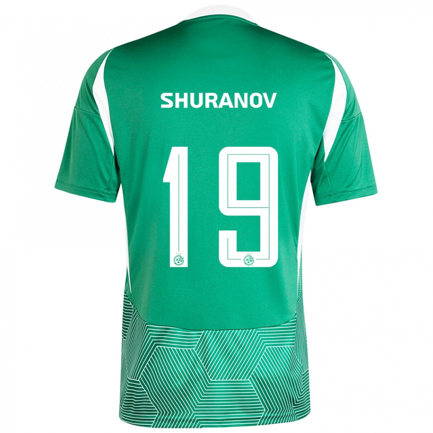 Børn Erik Shuranov #19 Grøn Hvid Hjemmebane Spillertrøjer 2024/25 Trøje T-Shirt