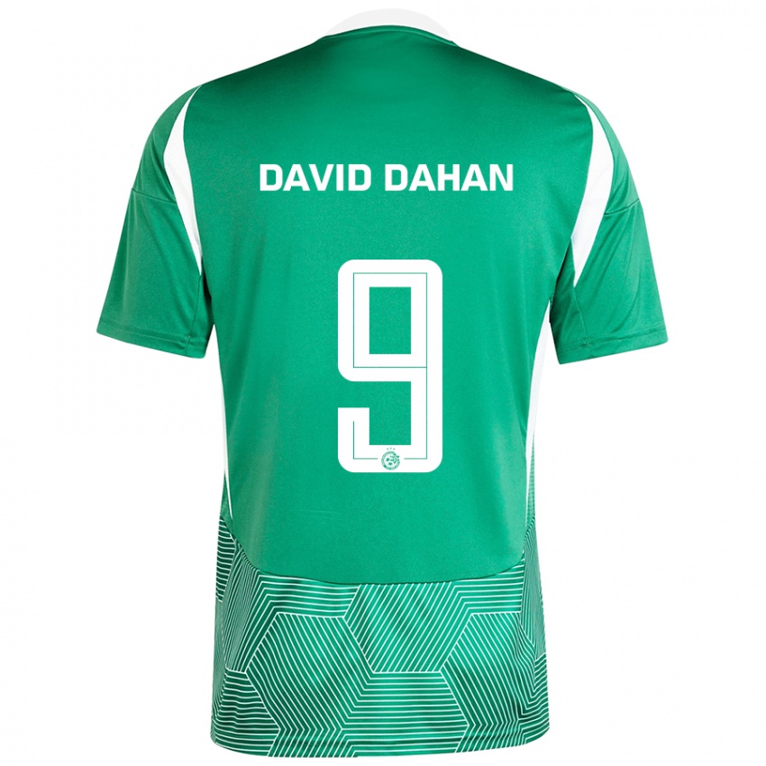 Børn Omer David Dahan #9 Grøn Hvid Hjemmebane Spillertrøjer 2024/25 Trøje T-Shirt