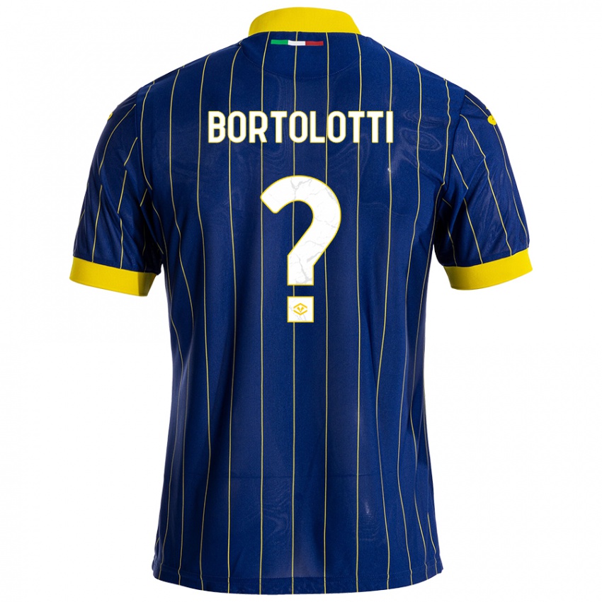 Børn Marco Bortolotti #0 Blå Gul Hjemmebane Spillertrøjer 2024/25 Trøje T-Shirt