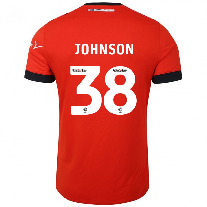 Børn Joe Johnson #38 Orange Sort Hjemmebane Spillertrøjer 2024/25 Trøje T-Shirt