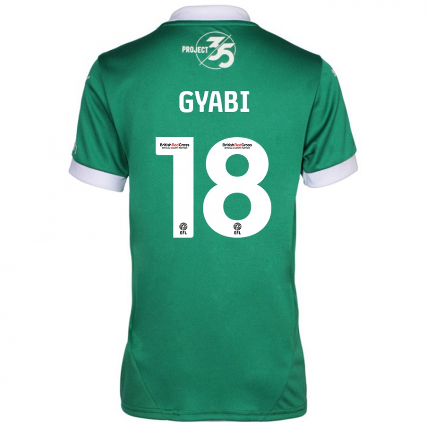 Børn Darko Gyabi #18 Grøn Hvid Hjemmebane Spillertrøjer 2024/25 Trøje T-Shirt