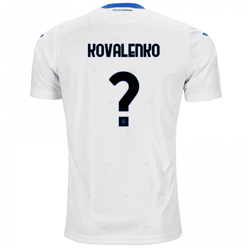 Børn Viktor Kovalenko #0 Hvid Udebane Spillertrøjer 2024/25 Trøje T-Shirt