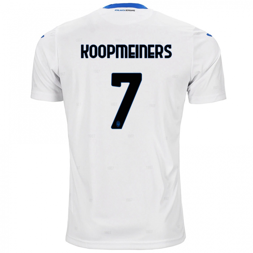 Børn Teun Koopmeiners #7 Hvid Udebane Spillertrøjer 2024/25 Trøje T-Shirt