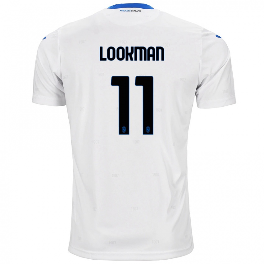 Børn Ademola Lookman #11 Hvid Udebane Spillertrøjer 2024/25 Trøje T-Shirt