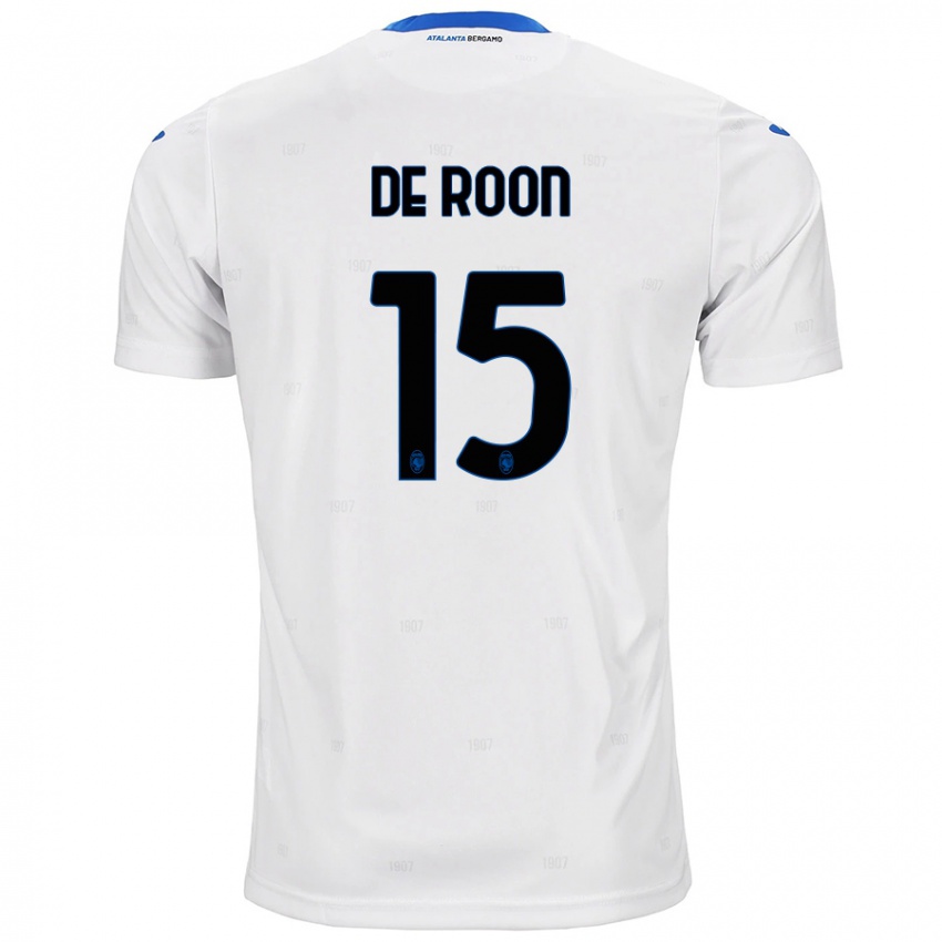 Børn Marten De Roon #15 Hvid Udebane Spillertrøjer 2024/25 Trøje T-Shirt