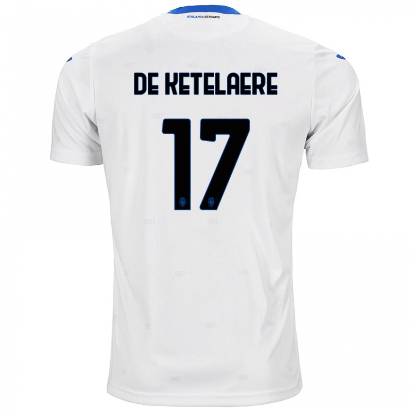 Børn Charles De Ketelaere #17 Hvid Udebane Spillertrøjer 2024/25 Trøje T-Shirt