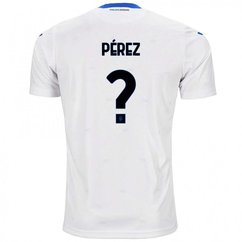 Børn David Pérez #0 Hvid Udebane Spillertrøjer 2024/25 Trøje T-Shirt