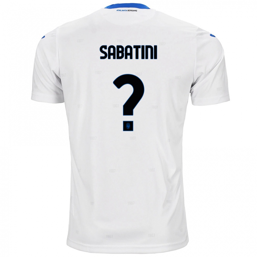 Børn Carlo Sabatini #0 Hvid Udebane Spillertrøjer 2024/25 Trøje T-Shirt