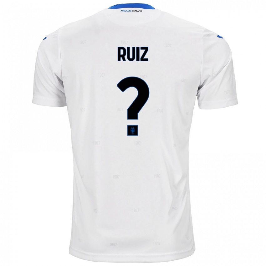 Børn Gerard Ruiz #0 Hvid Udebane Spillertrøjer 2024/25 Trøje T-Shirt