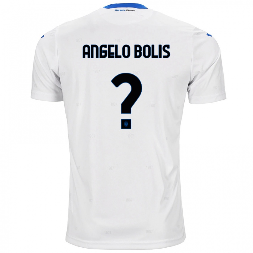 Børn Tommaso Angelo Bolis #0 Hvid Udebane Spillertrøjer 2024/25 Trøje T-Shirt