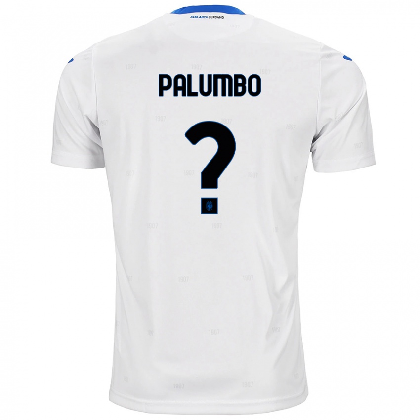 Børn Stefano Palumbo #0 Hvid Udebane Spillertrøjer 2024/25 Trøje T-Shirt