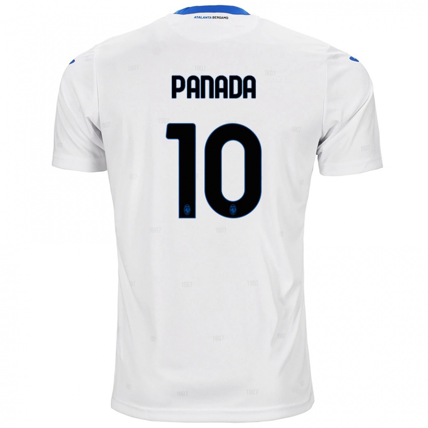 Børn Simone Panada #10 Hvid Udebane Spillertrøjer 2024/25 Trøje T-Shirt