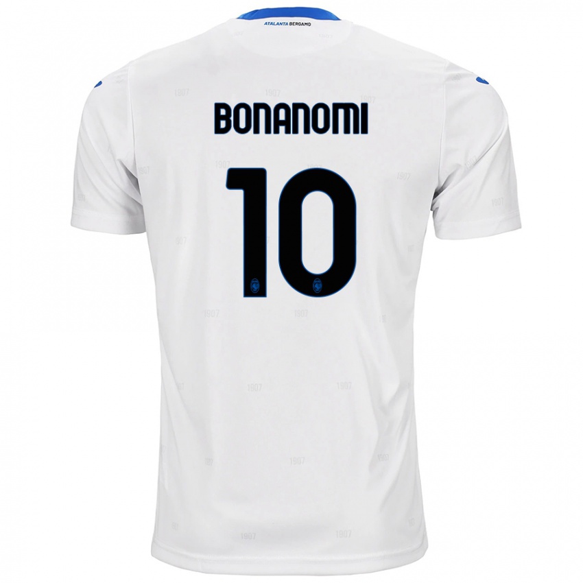 Børn Andrea Bonanomi #10 Hvid Udebane Spillertrøjer 2024/25 Trøje T-Shirt