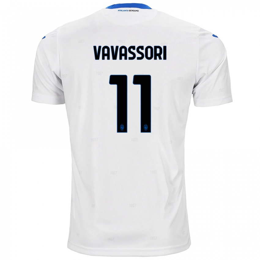 Børn Dominic Vavassori #11 Hvid Udebane Spillertrøjer 2024/25 Trøje T-Shirt