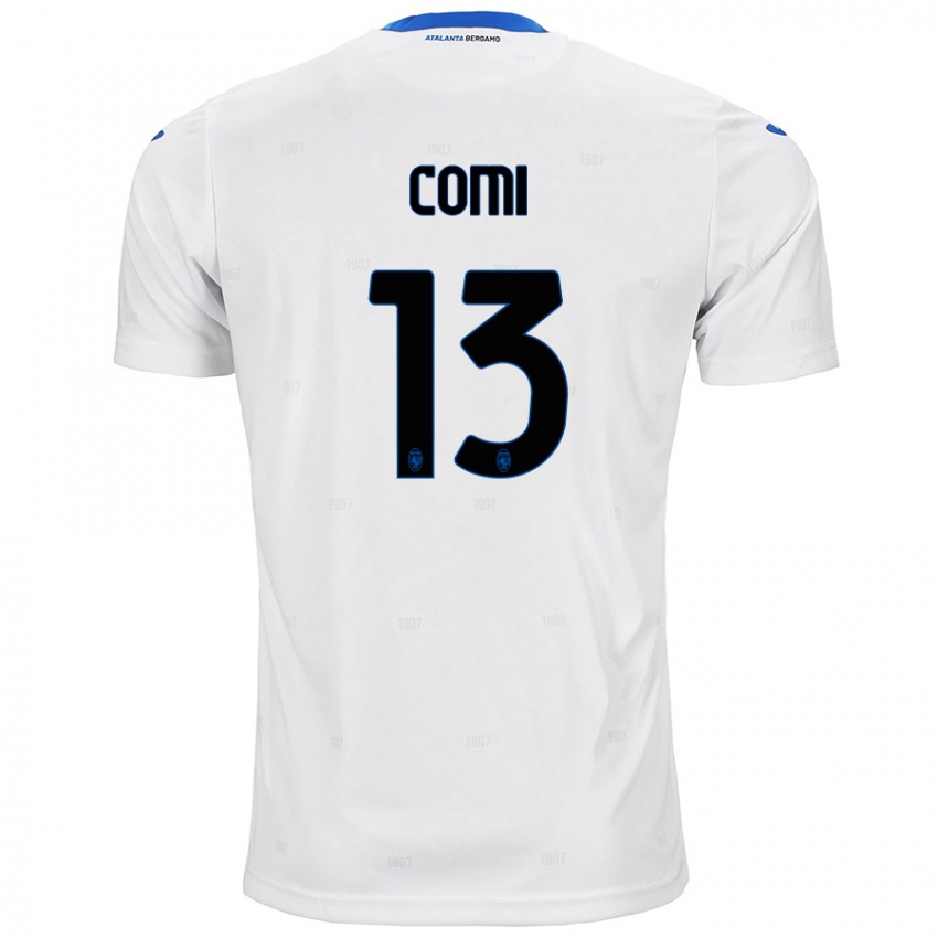 Børn Pietro Comi #13 Hvid Udebane Spillertrøjer 2024/25 Trøje T-Shirt