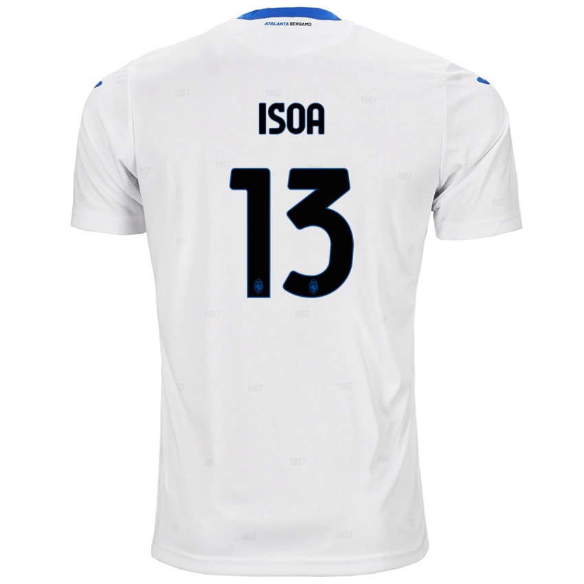 Børn Isaac Isoa #13 Hvid Udebane Spillertrøjer 2024/25 Trøje T-Shirt