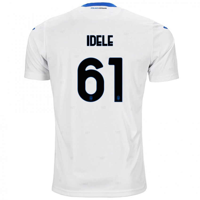 Børn Javison Idele #61 Hvid Udebane Spillertrøjer 2024/25 Trøje T-Shirt