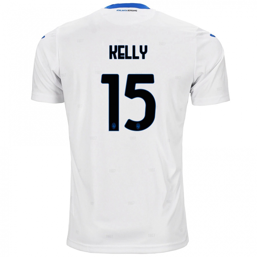 Børn Maegan Kelly #15 Hvid Udebane Spillertrøjer 2024/25 Trøje T-Shirt