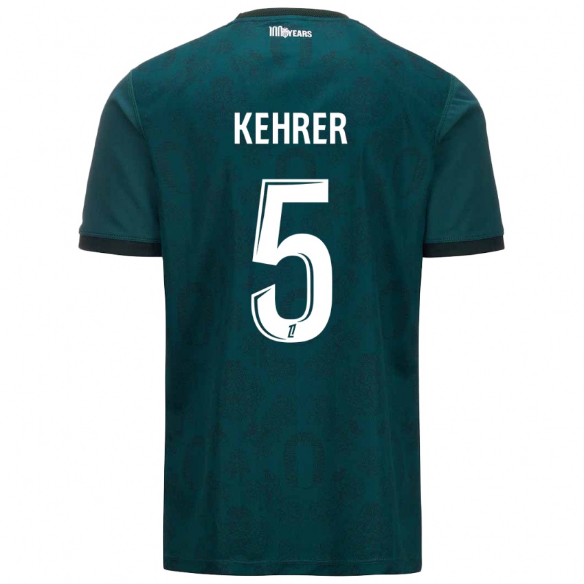 Børn Thilo Kehrer #5 Mørkegrøn Udebane Spillertrøjer 2024/25 Trøje T-Shirt