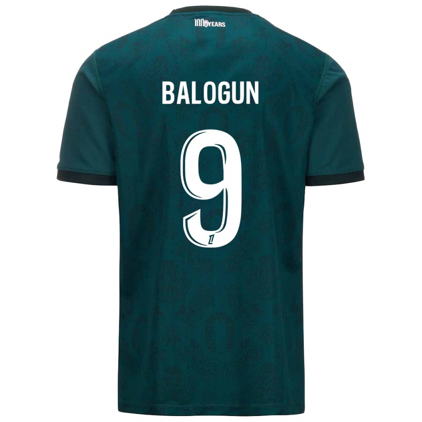 Børn Folarin Balogun #9 Mørkegrøn Udebane Spillertrøjer 2024/25 Trøje T-Shirt