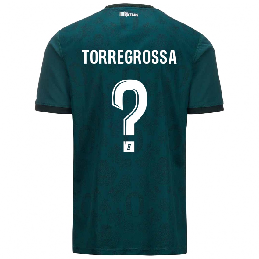 Børn Hugo Torregrossa #0 Mørkegrøn Udebane Spillertrøjer 2024/25 Trøje T-Shirt