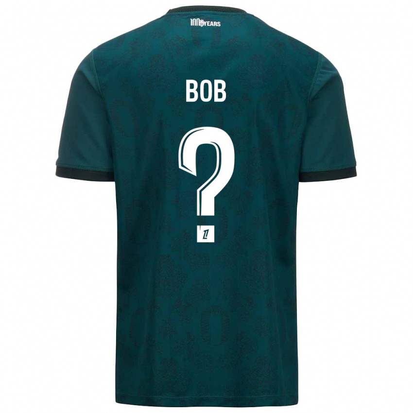 Børn Mohamed Bob #0 Mørkegrøn Udebane Spillertrøjer 2024/25 Trøje T-Shirt