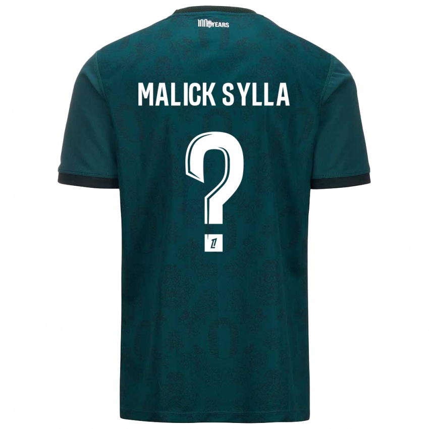 Børn Malick Sylla #0 Mørkegrøn Udebane Spillertrøjer 2024/25 Trøje T-Shirt